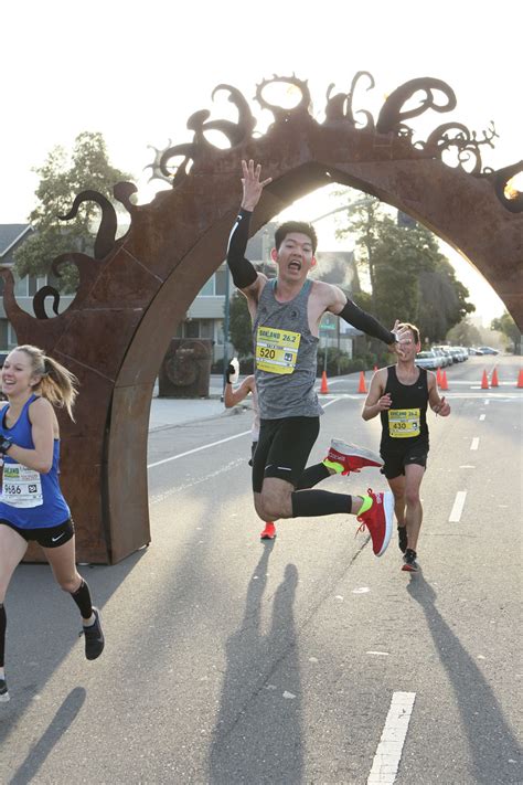 Oakland marathon - You could help someone find their perfect event. Sign up for Bay Bridge Half Marathon on Sun 5th May 2024. Learn how to enter, read reviews, get exclusive discounts, see photos, course maps, and results. Running in 95 Linden St, Oakland, CA 94607, USA.